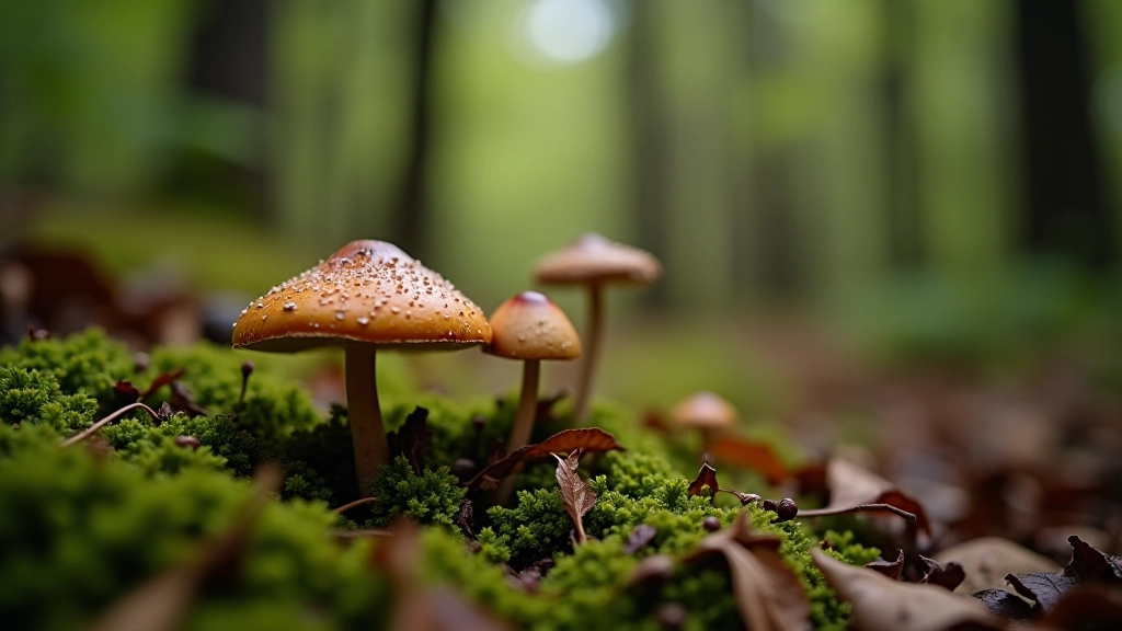 Mushroom foraging educational trail